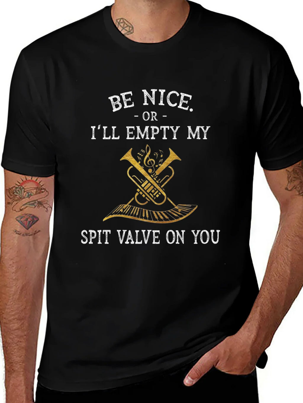 Be Nice T-Shirt - Spit Valve Threat