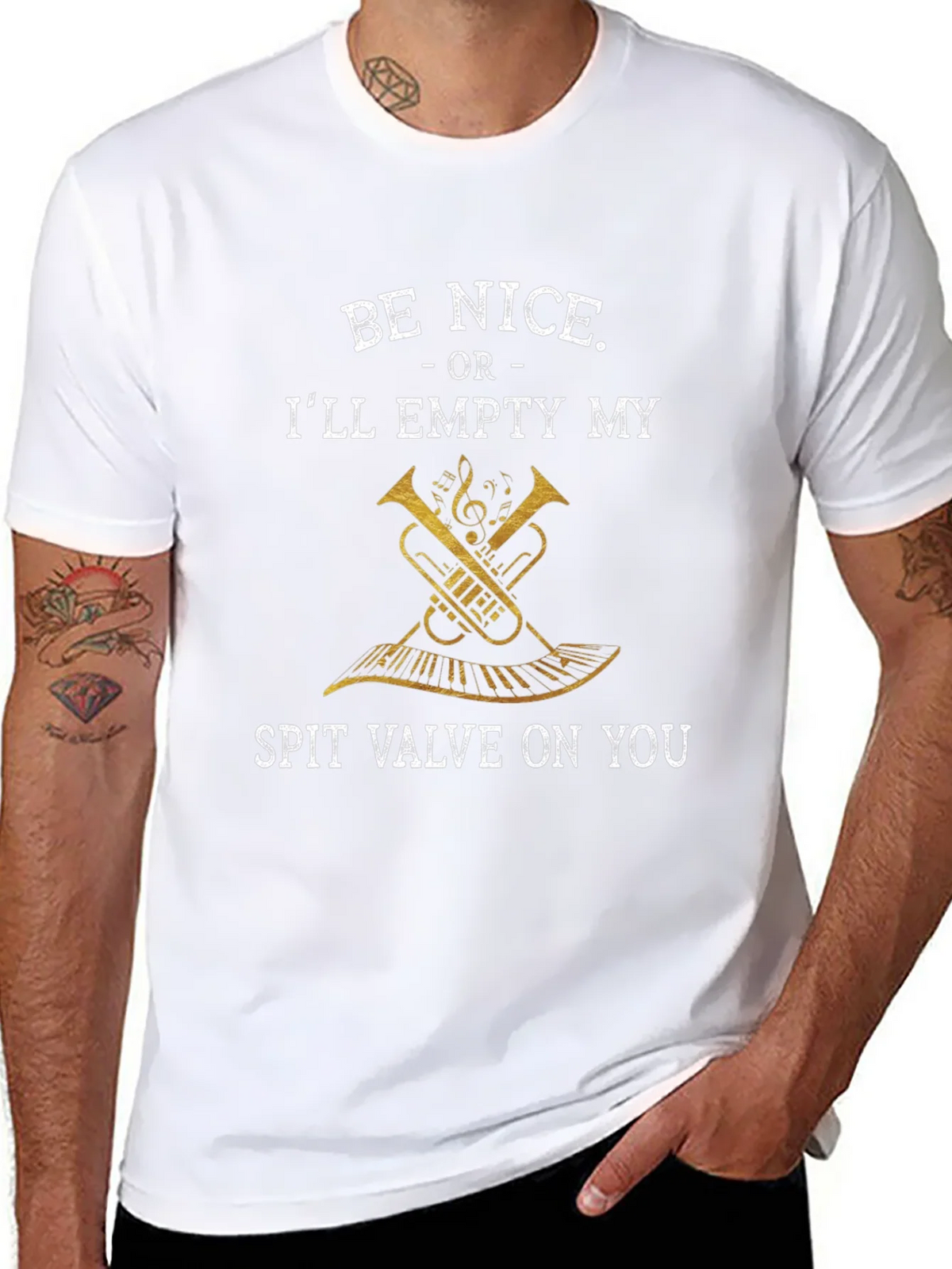 Be Nice T-Shirt - Spit Valve Threat