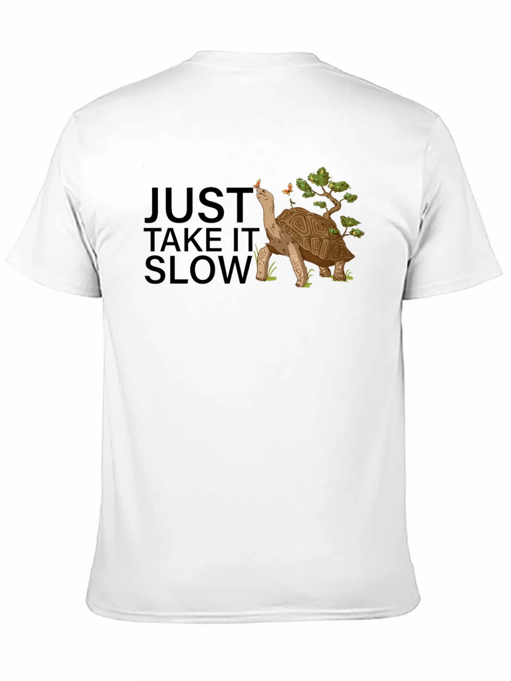 Just Take It Slow Black Turtle T-Shirt