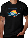 Jazz Travels Tee: Cruise & Fly Adventure