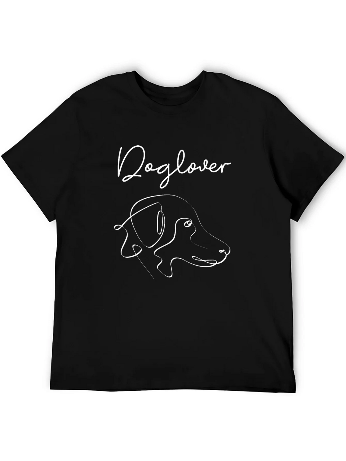 Dog Lover T-Shirt - Minimalist Canine Design