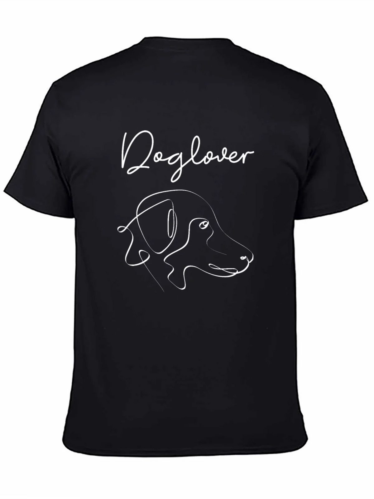 Dog Lover T-Shirt - Minimalist Canine Design