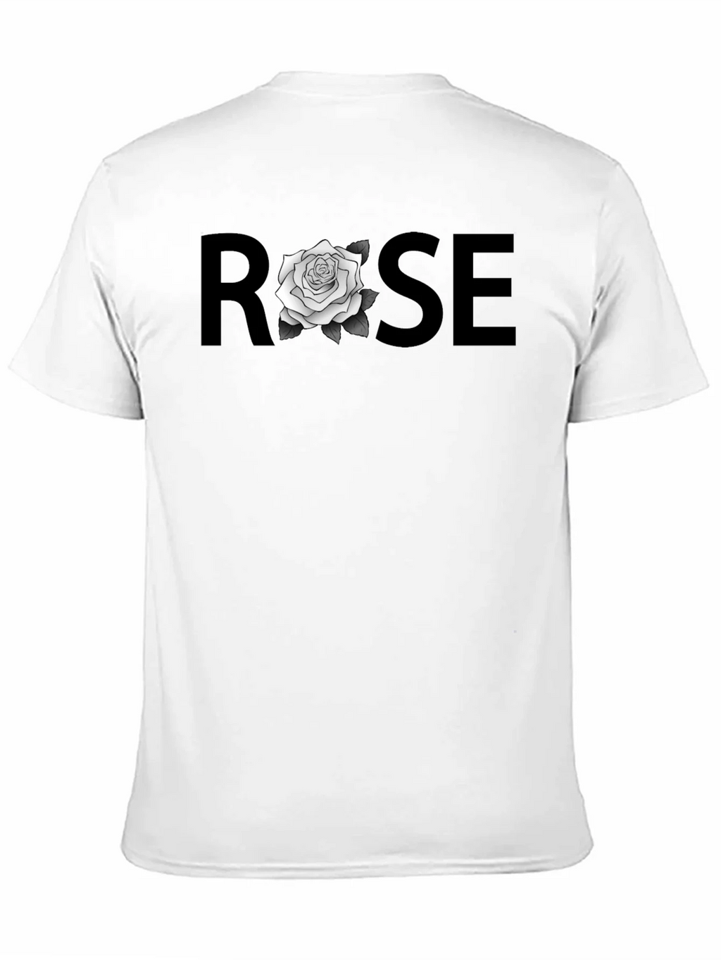 ROSE Graphic T-Shirt - Stylish Black Tee