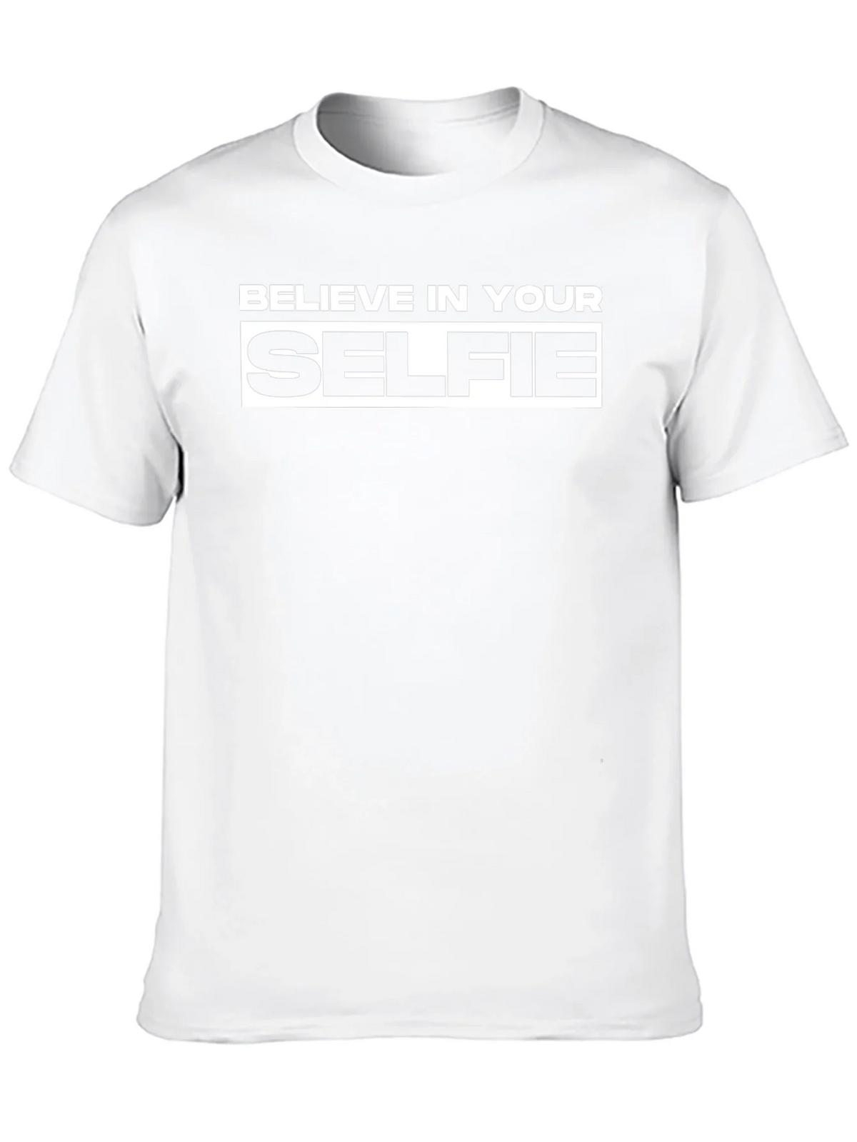 Believe In Your Selfie Graphic T-Shirt