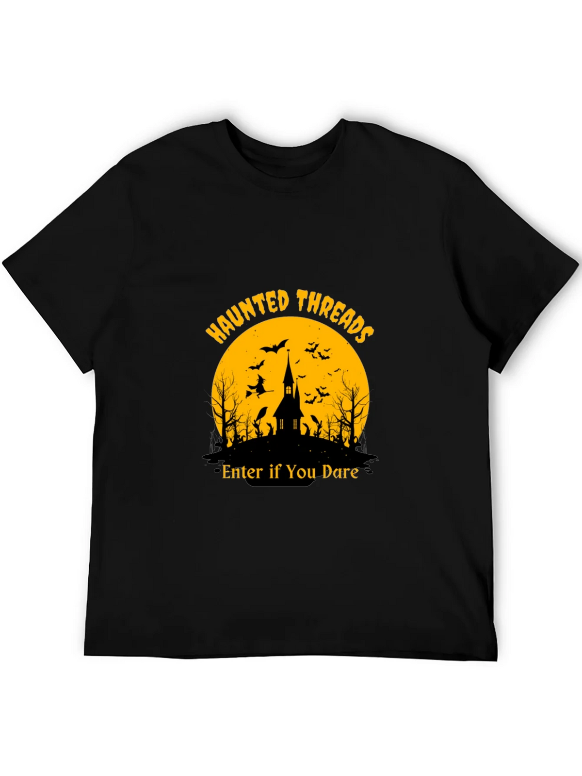 Haunted Threads Halloween T-Shirt