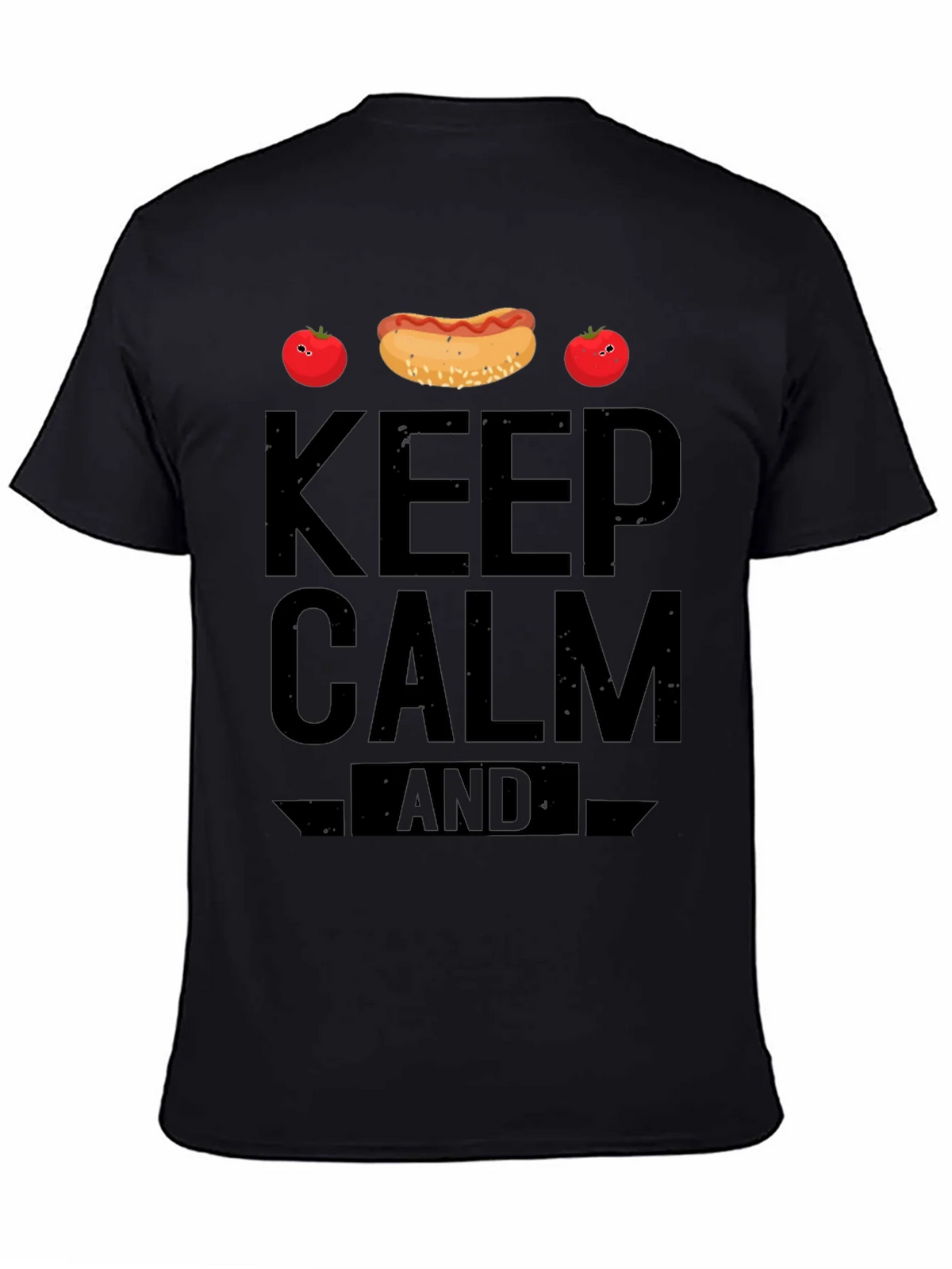 Keep Calm and Hotdog Funny T-Shirt