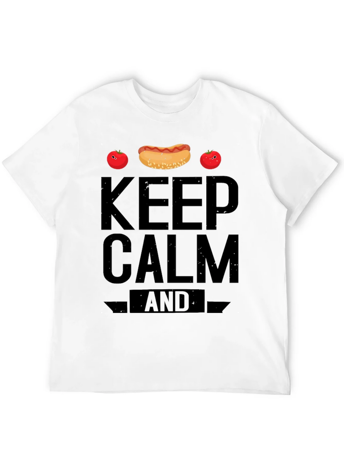 Keep Calm and Hotdog Funny T-Shirt