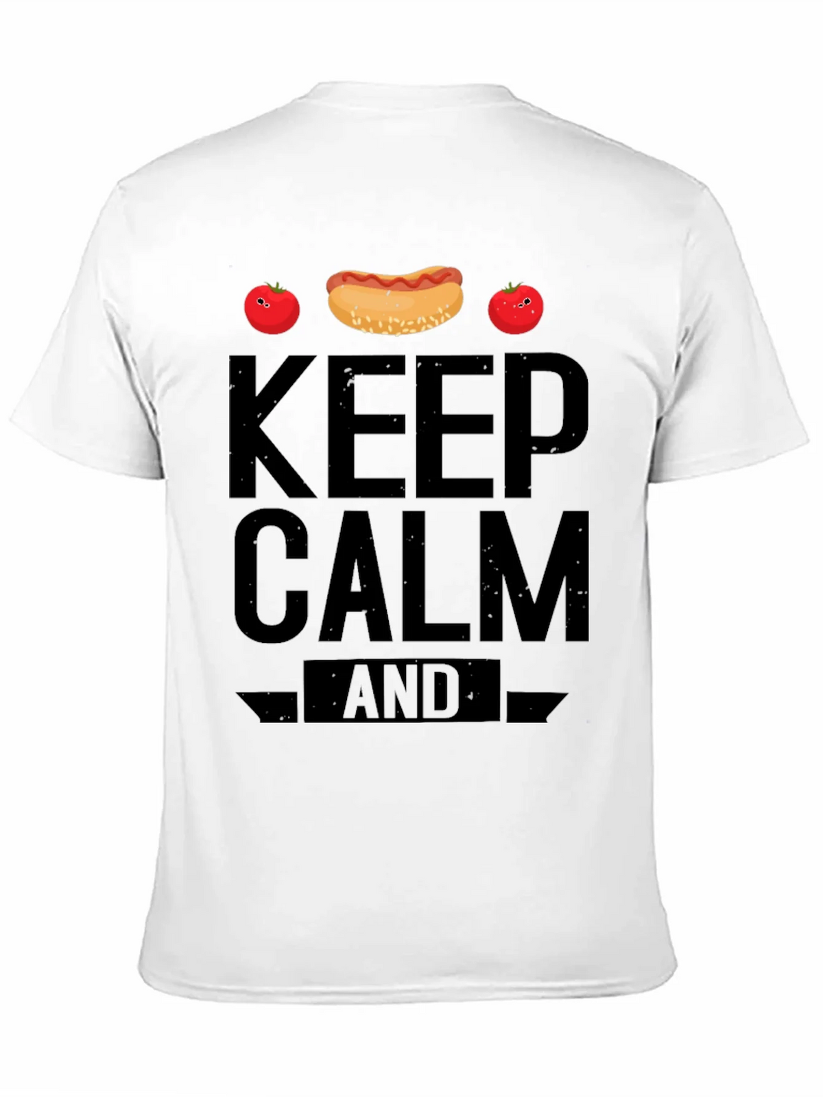 Keep Calm and Hotdog Funny T-Shirt