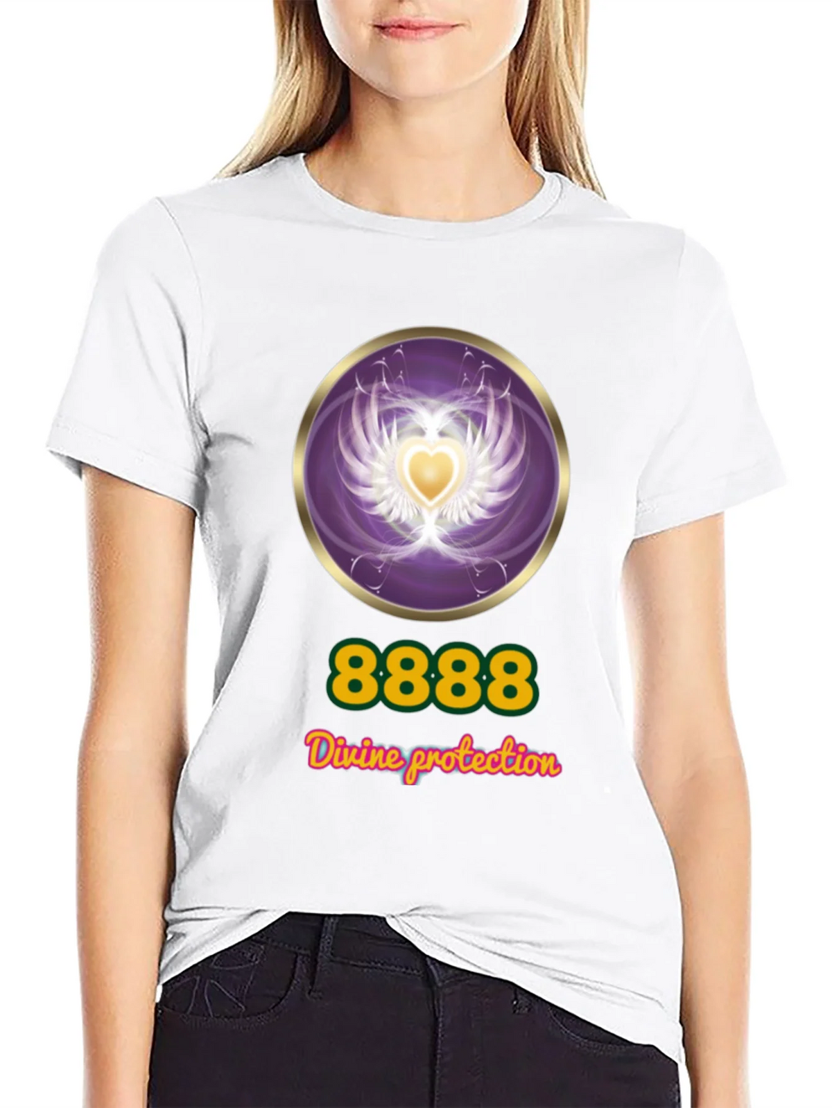 Divine Protection T-Shirt - Angel Number 8888
