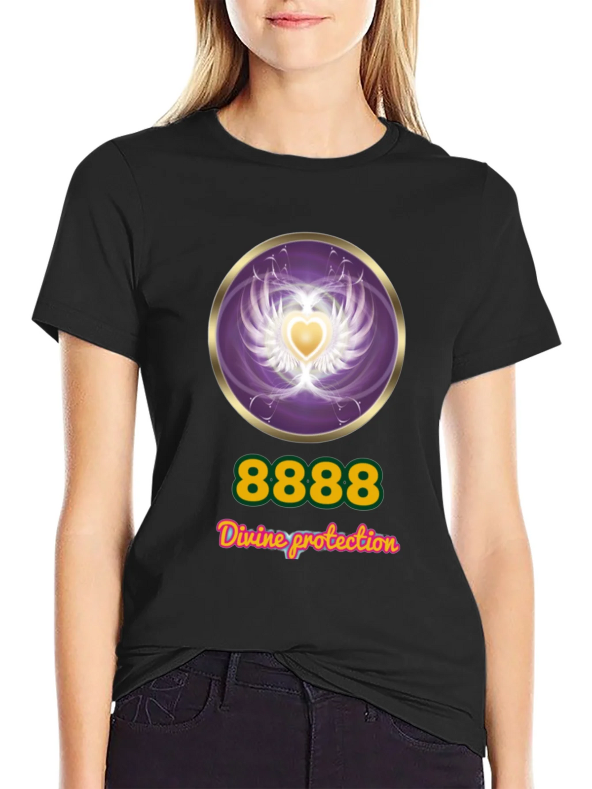 Divine Protection T-Shirt - Angel Number 8888