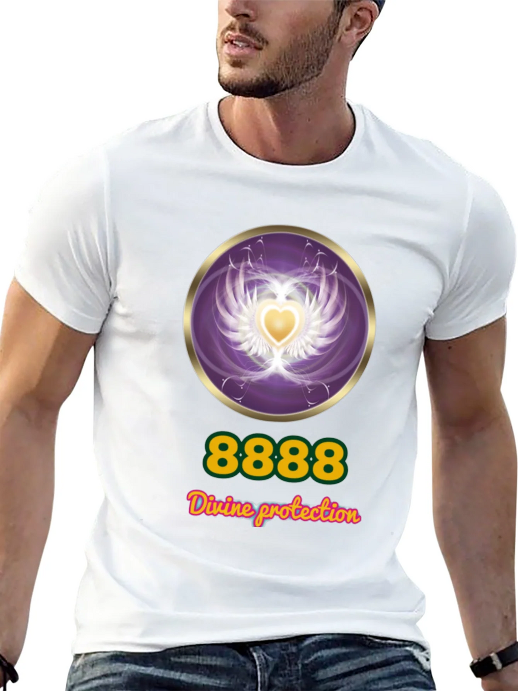 Divine Protection T-Shirt - Angel Number 8888