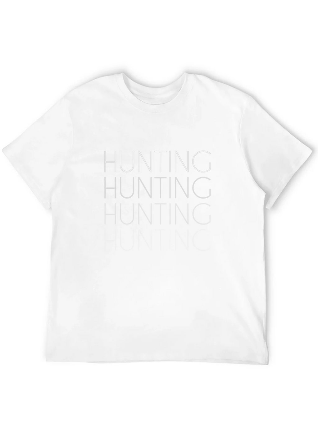 Hunting Graphic Tee - Black Casual T-Shirt