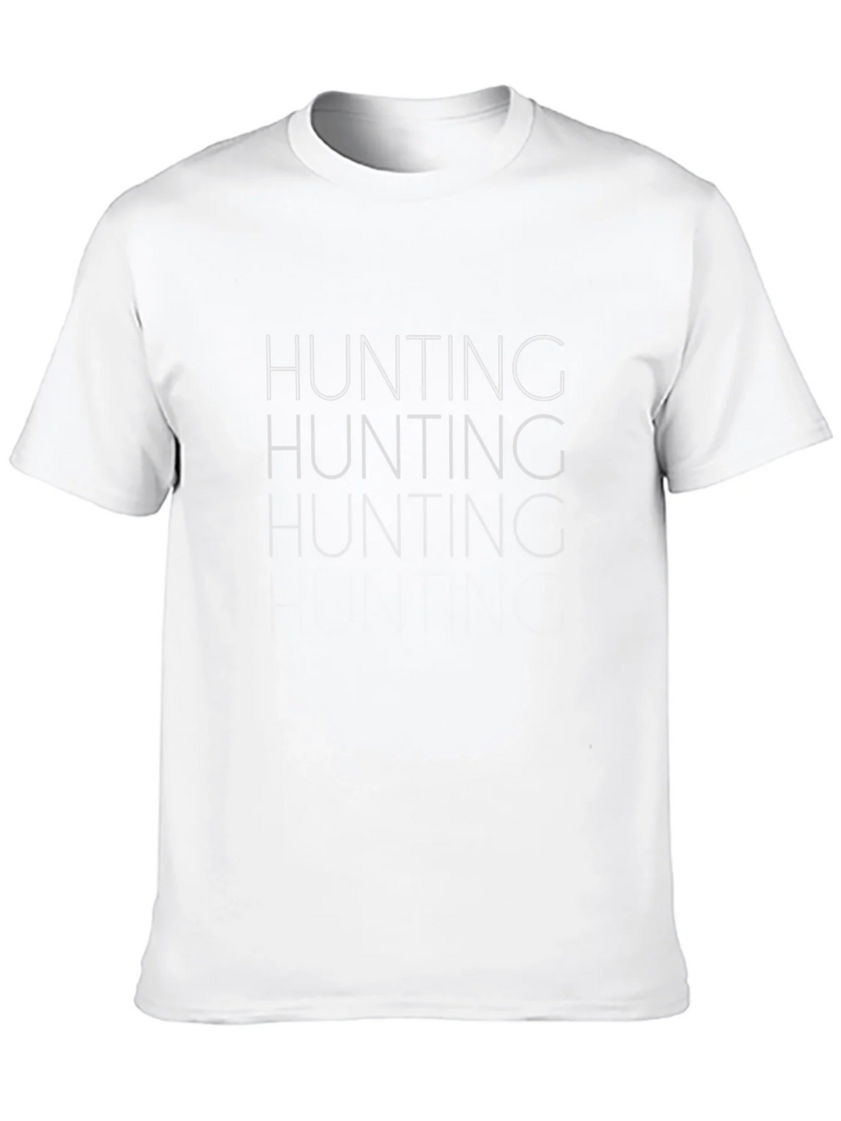 Hunting Graphic Tee - Black Casual T-Shirt