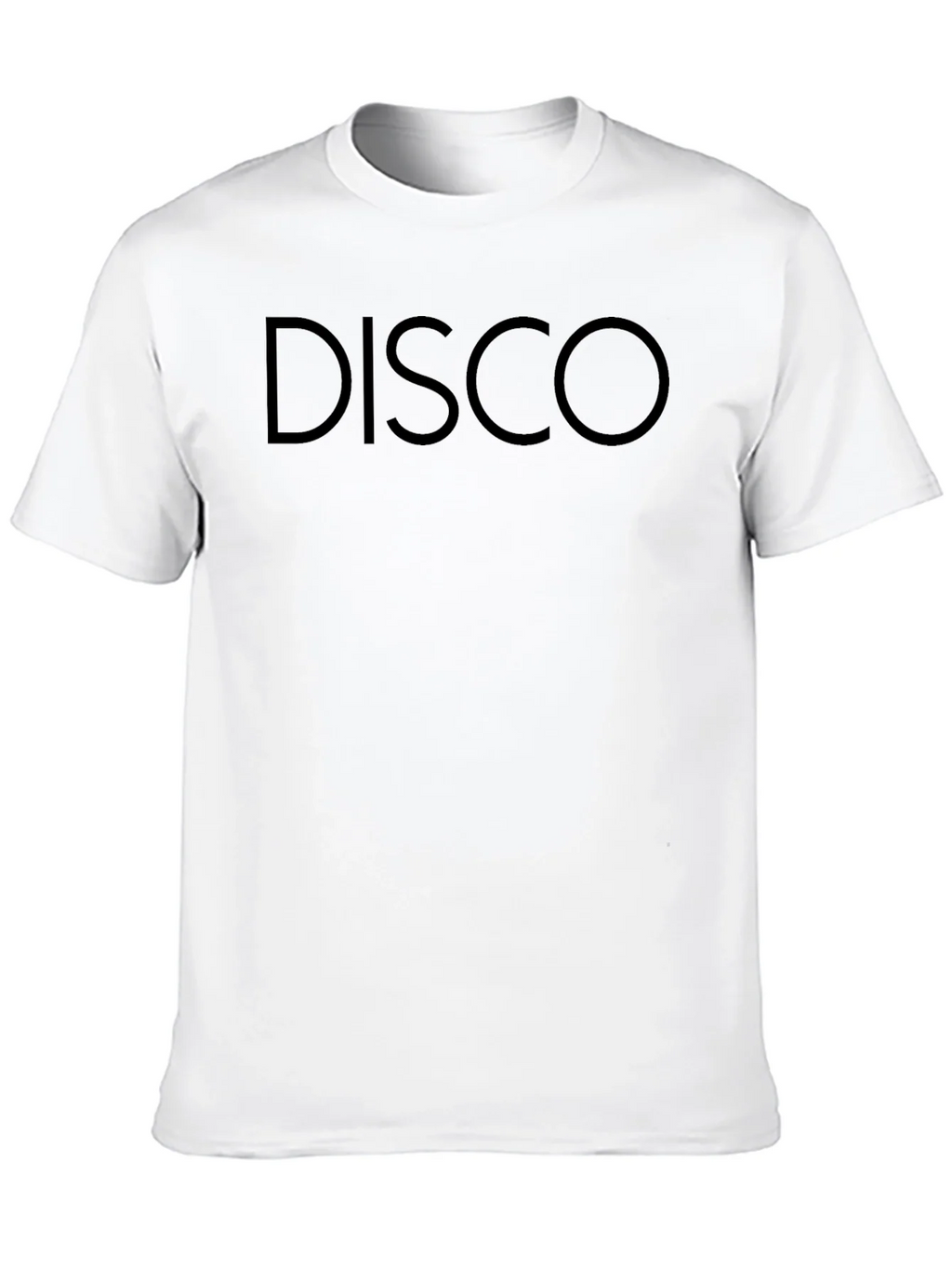 Mens Black Disco Graphic T-Shirt