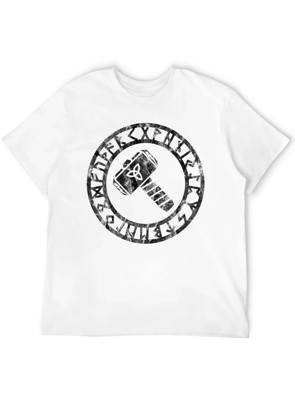 Viking Mjolnir T-Shirt - Black