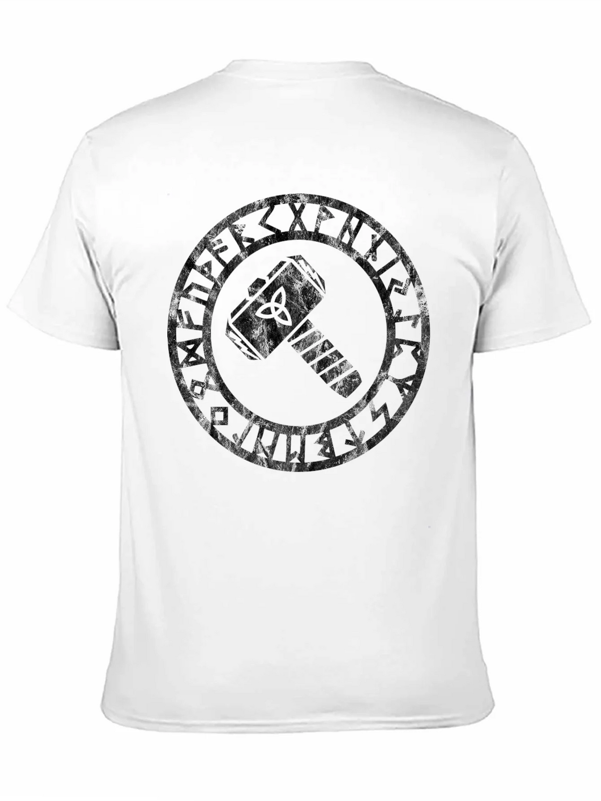 Viking Mjolnir T-Shirt - Black