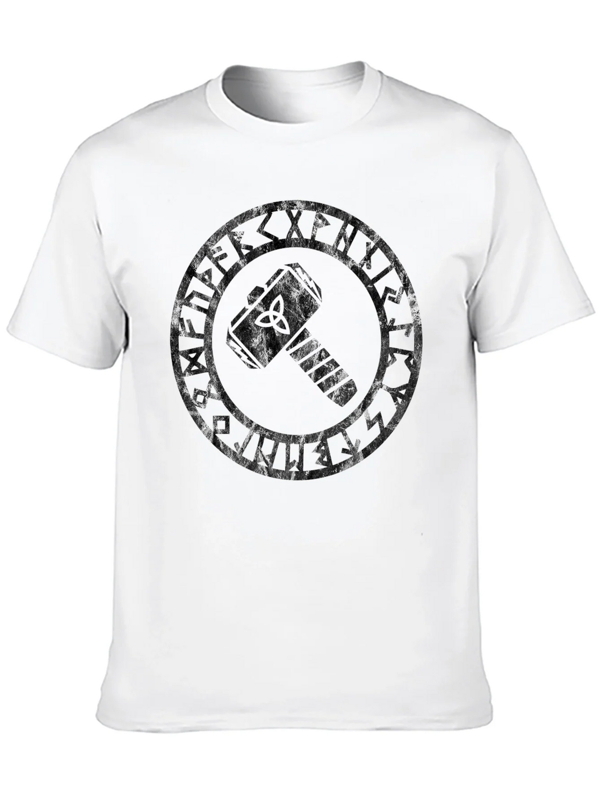 Viking Mjolnir T-Shirt - Black