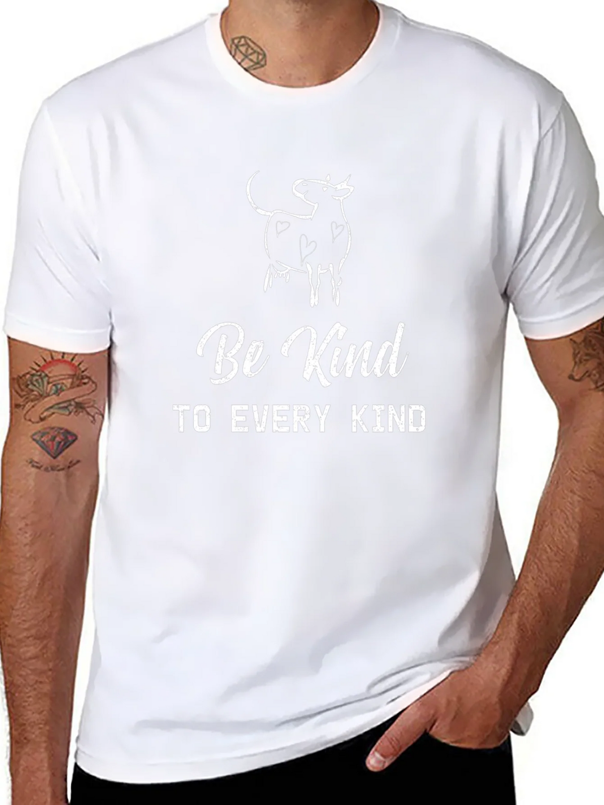 Be Kind T-Shirt - Vegan Animal Lover Tee