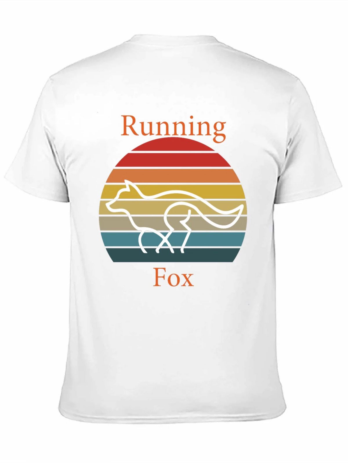 Running Fox T-Shirt Retro Style Tee