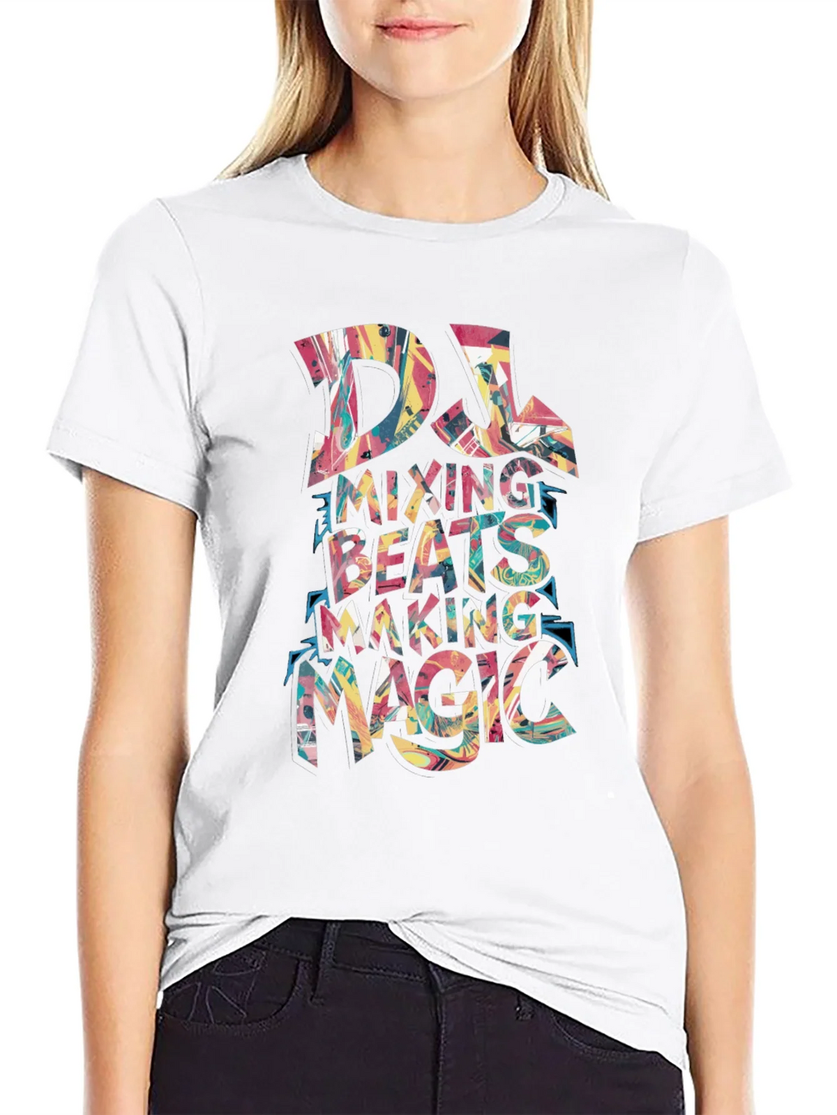 DJ Mixing Beats T-Shirt - Cool Music Lover Tee