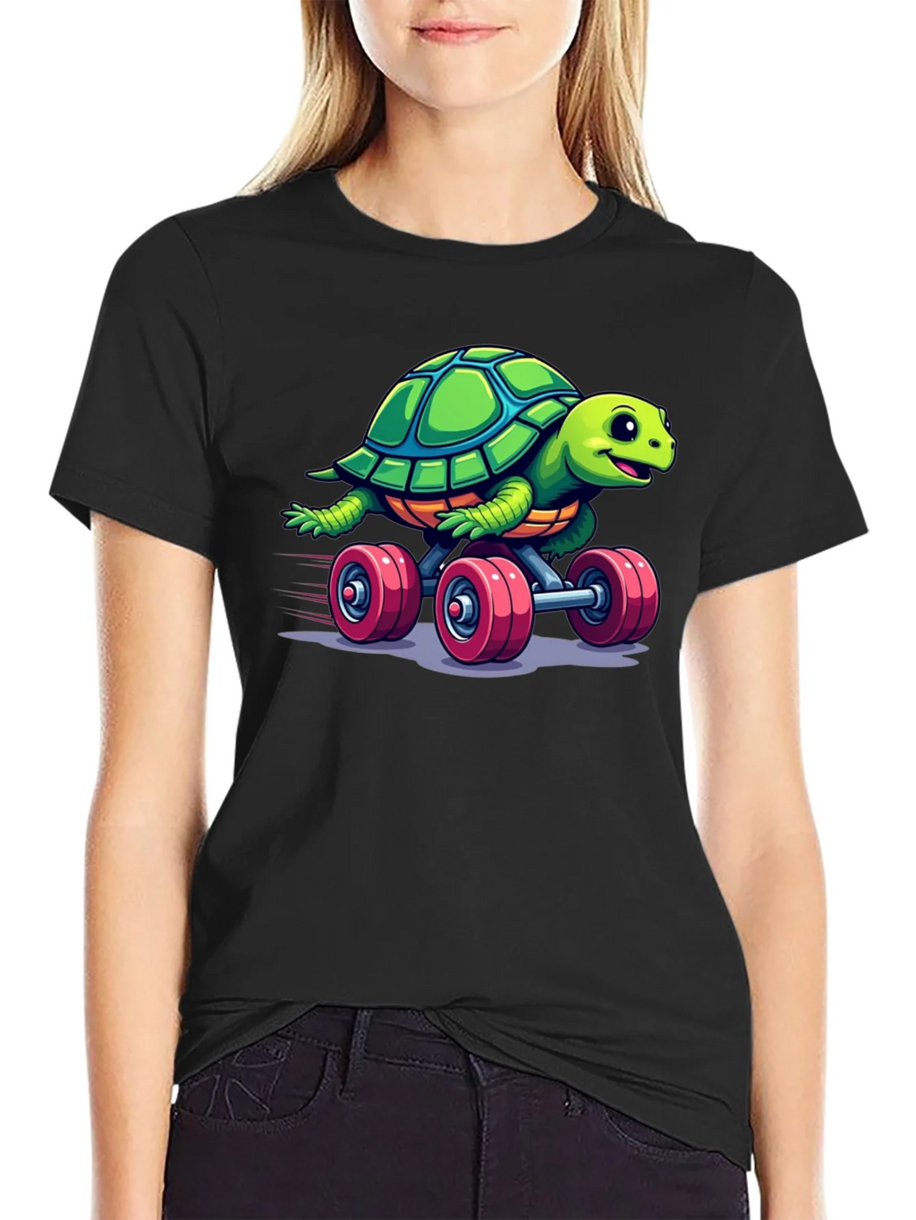 Turtle Skateboard Graphic Tee