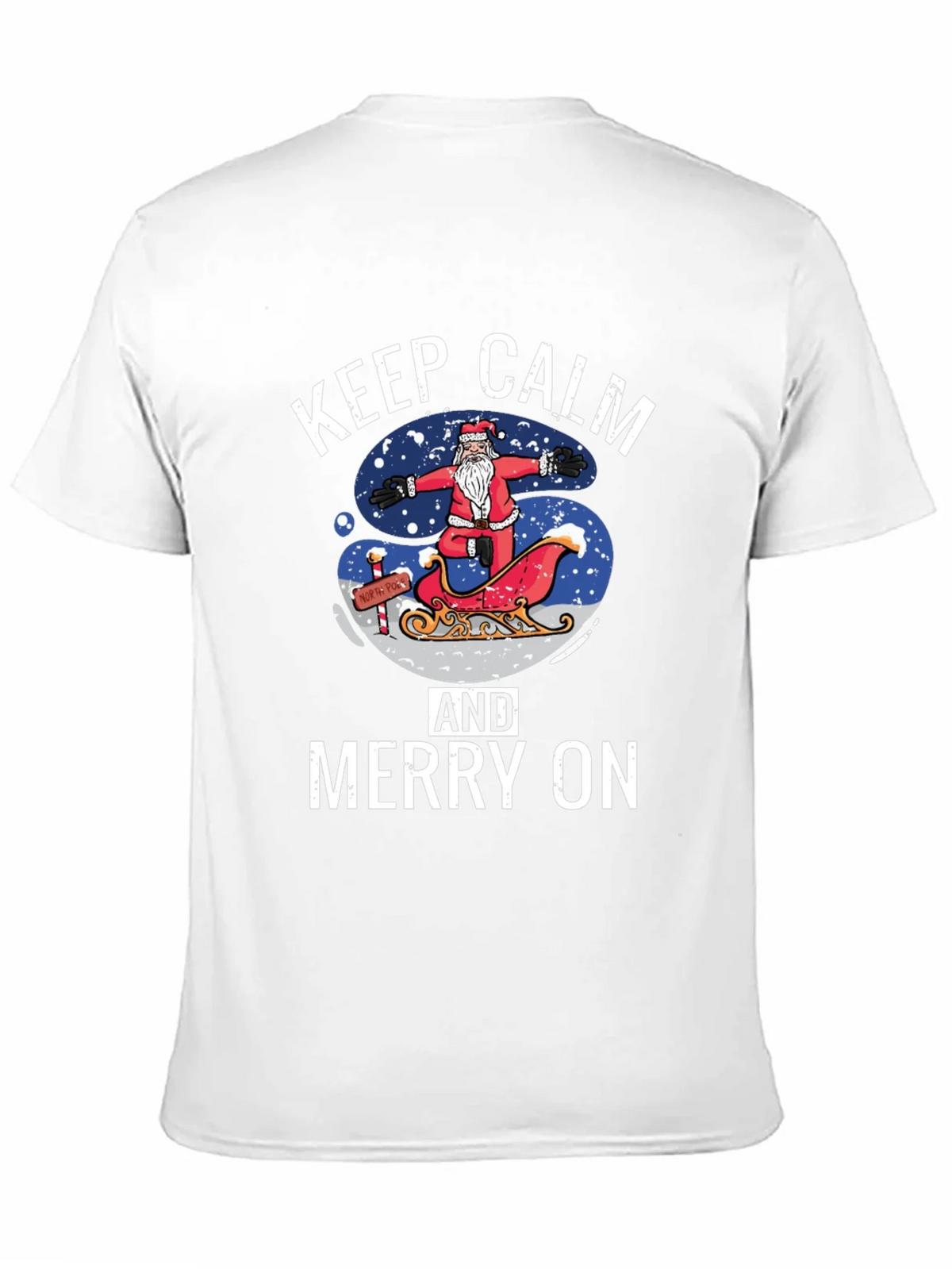 Keep Calm and Merry On Christmas T-Shirt