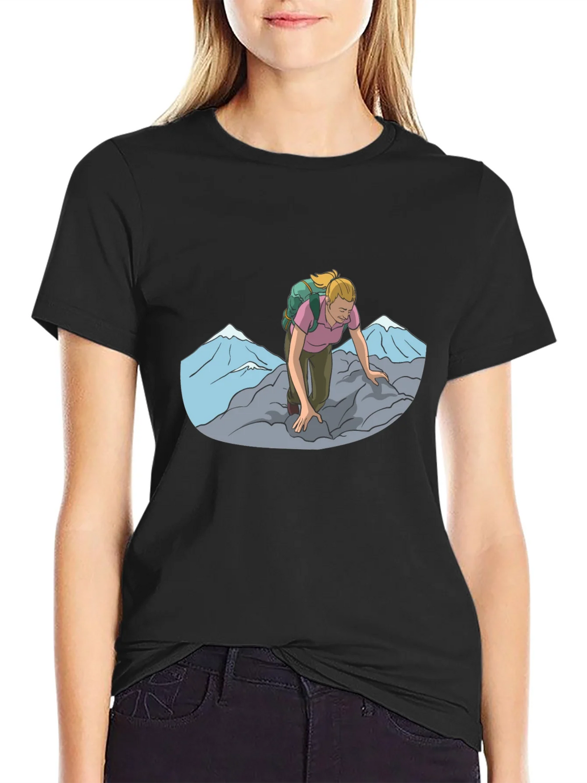 Climber Graphic T-Shirt - Adventure Ready!