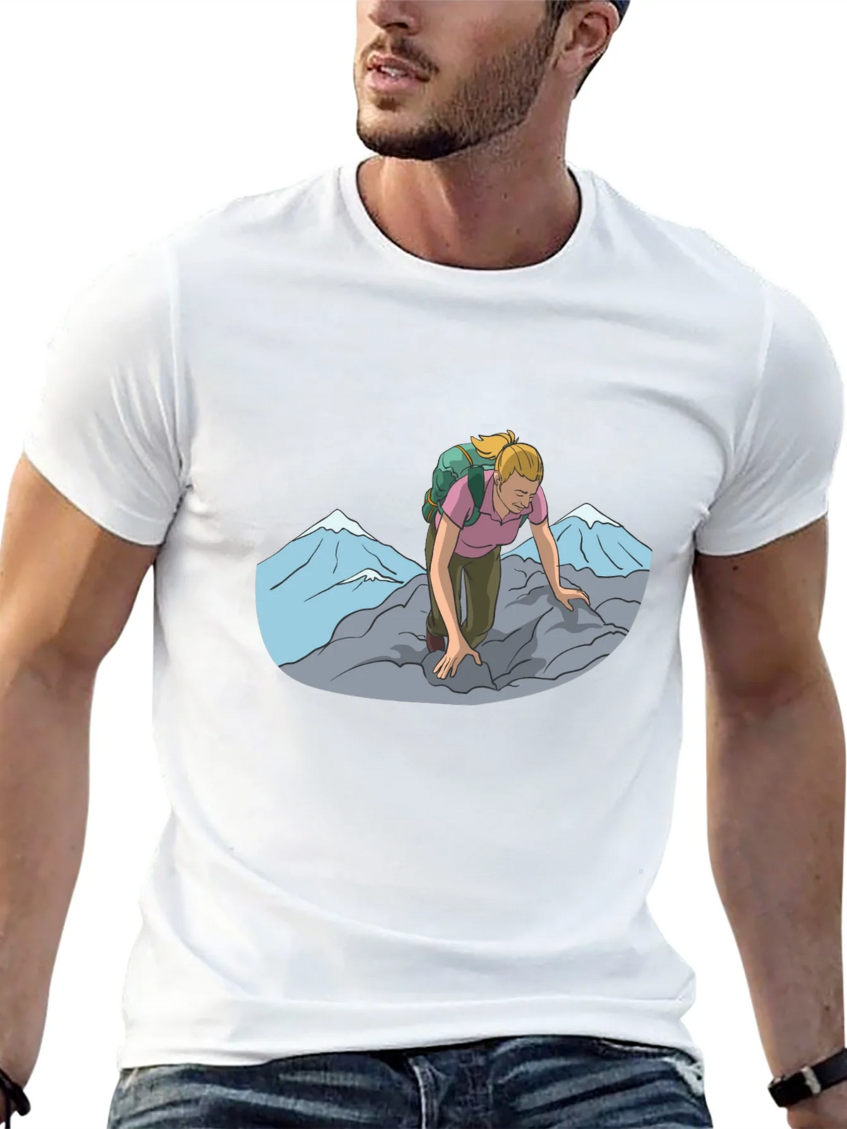 Climber Graphic T-Shirt - Adventure Ready!