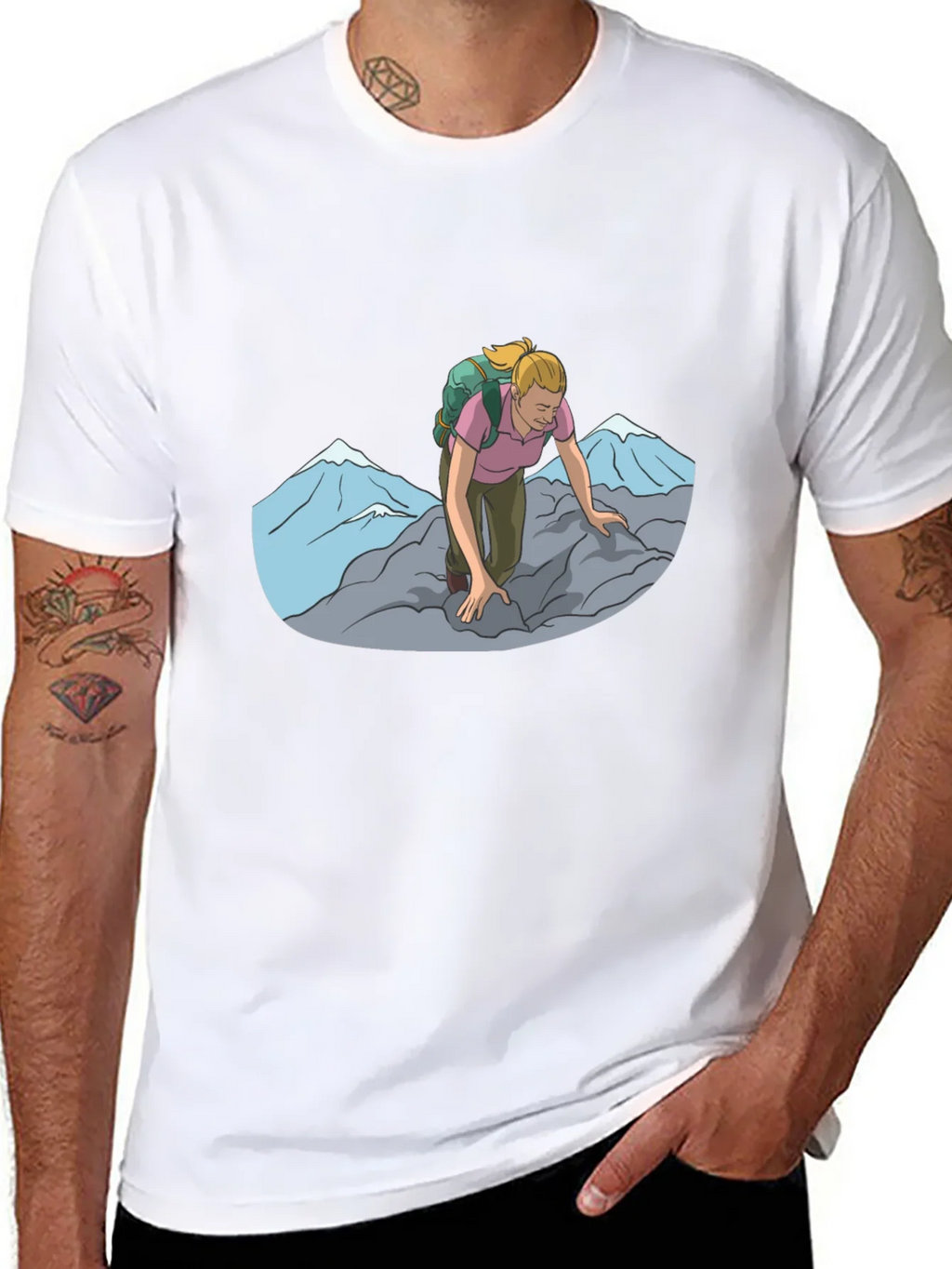 Climber Graphic T-Shirt - Adventure Ready!