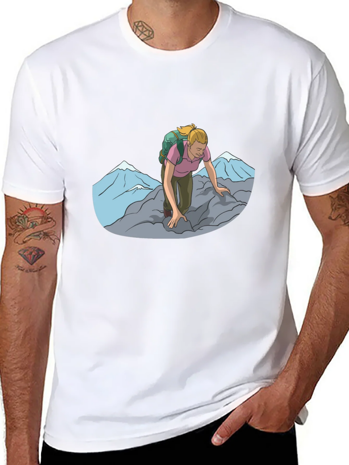 Climber Graphic T-Shirt - Adventure Ready!