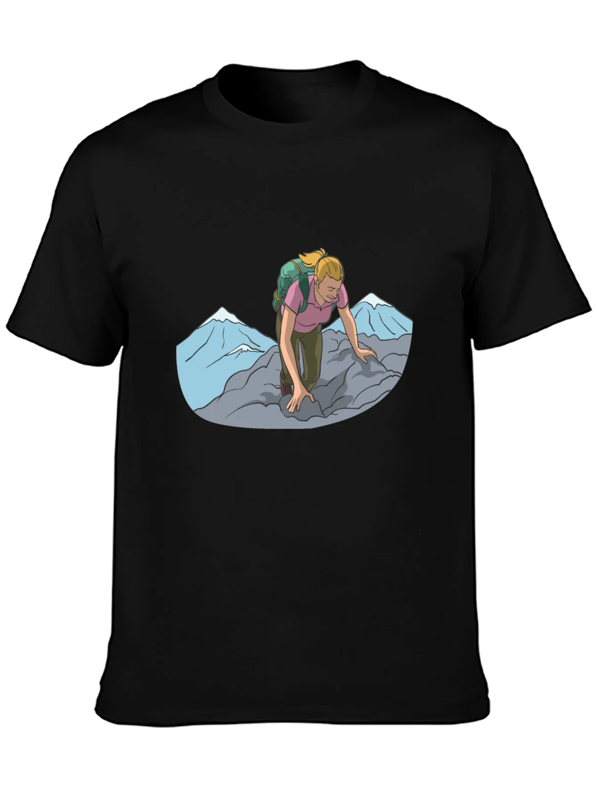 Climber Graphic T-Shirt - Adventure Ready!