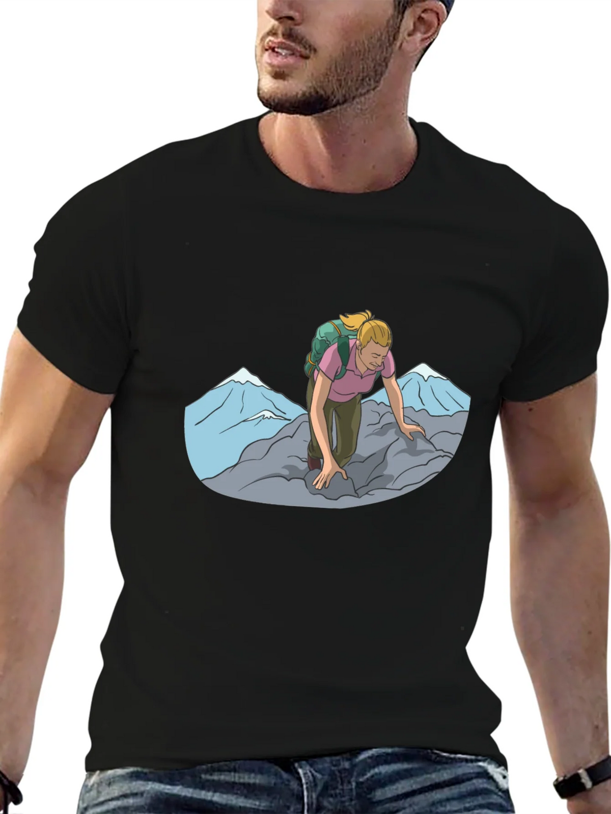 Climber Graphic T-Shirt - Adventure Ready!