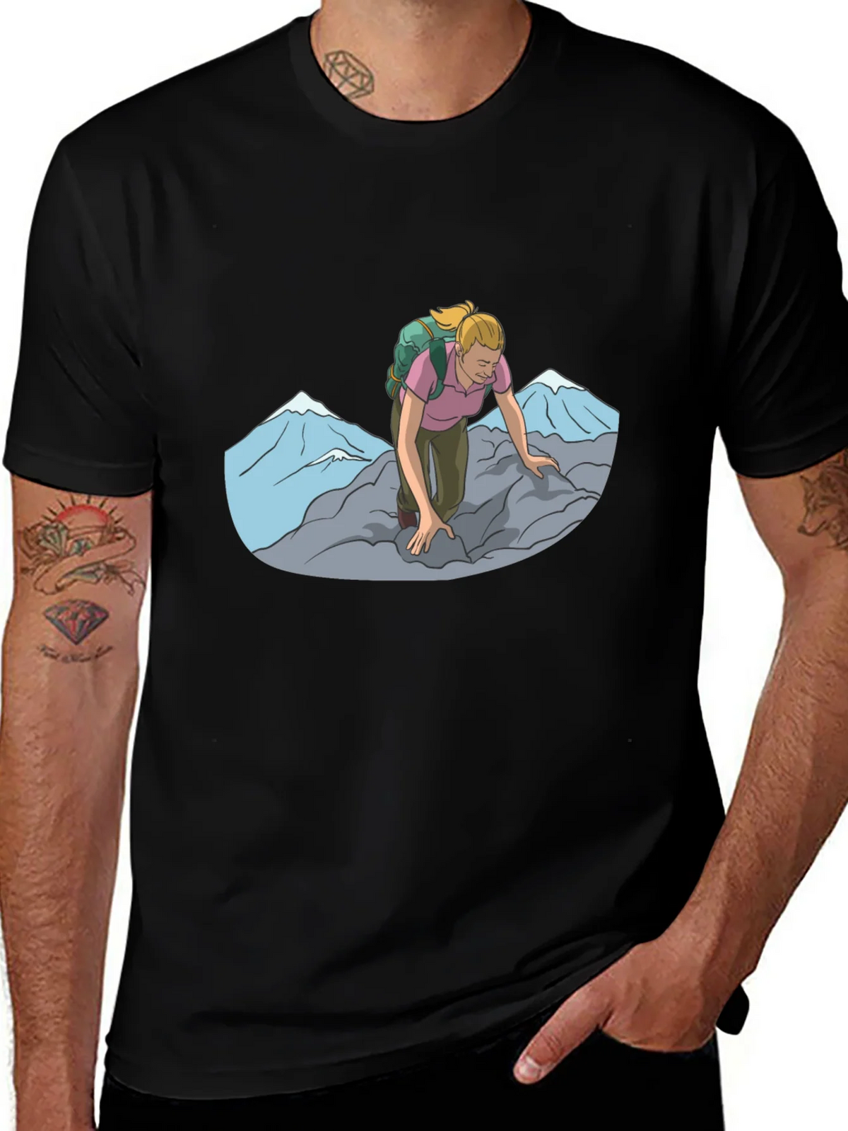 Climber Graphic T-Shirt - Adventure Ready!