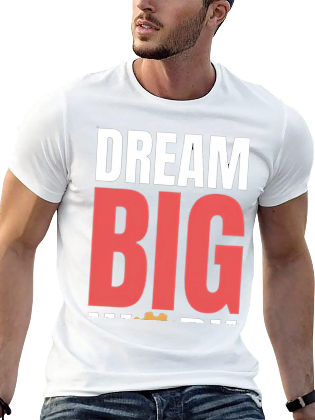 Dream Big Graphic Tee - Motivational T-Shirt