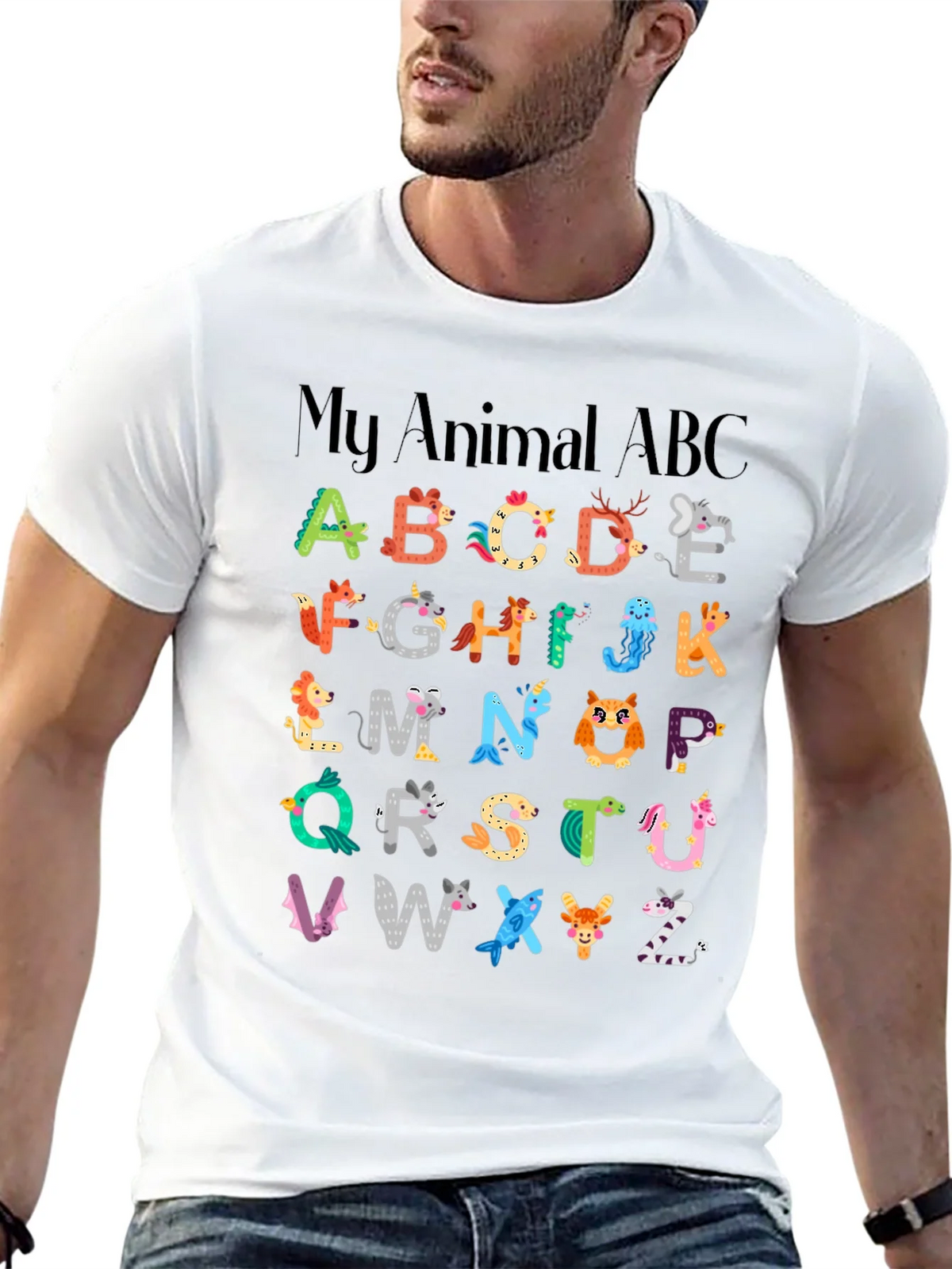 Animal ABC T-Shirt - Educational Kids Tee
