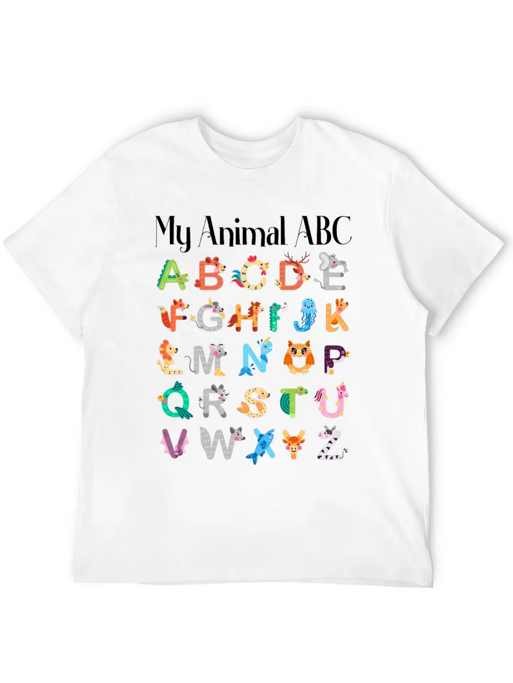 Animal ABC T-Shirt - Educational Kids Tee