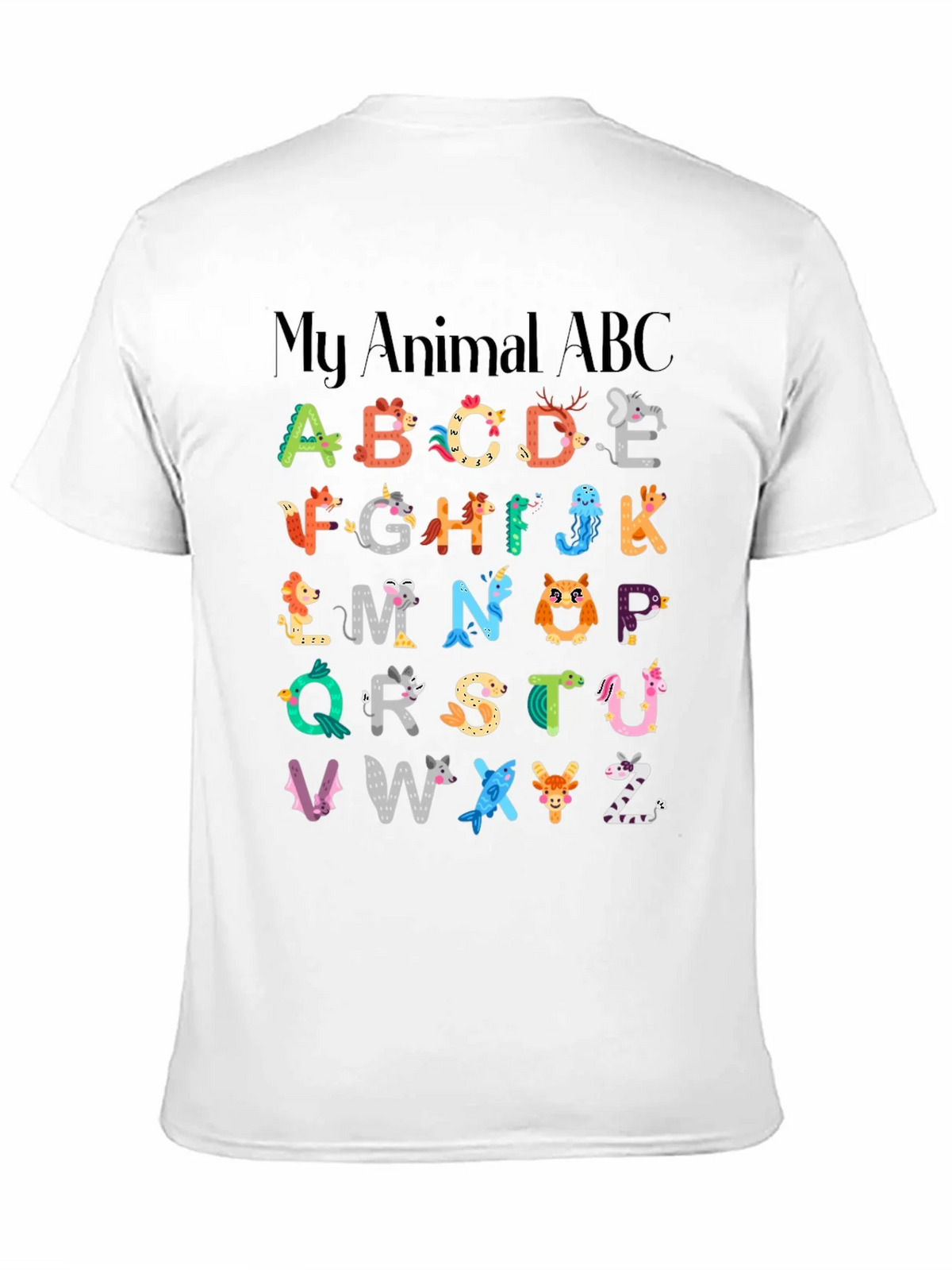 Animal ABC T-Shirt - Educational Kids Tee