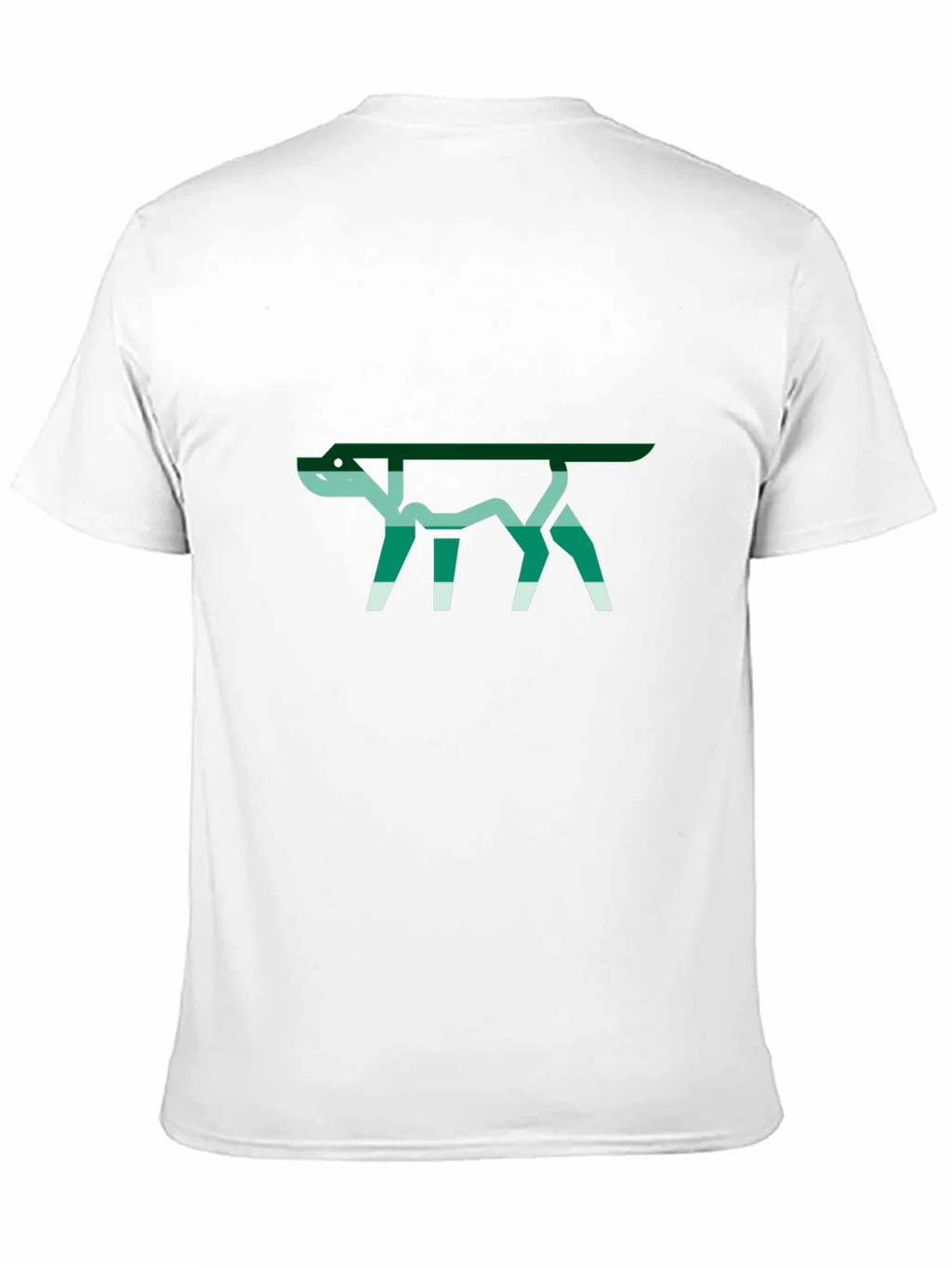 Abstract Dog Graphic Tee - Stylish Black T-Shirt