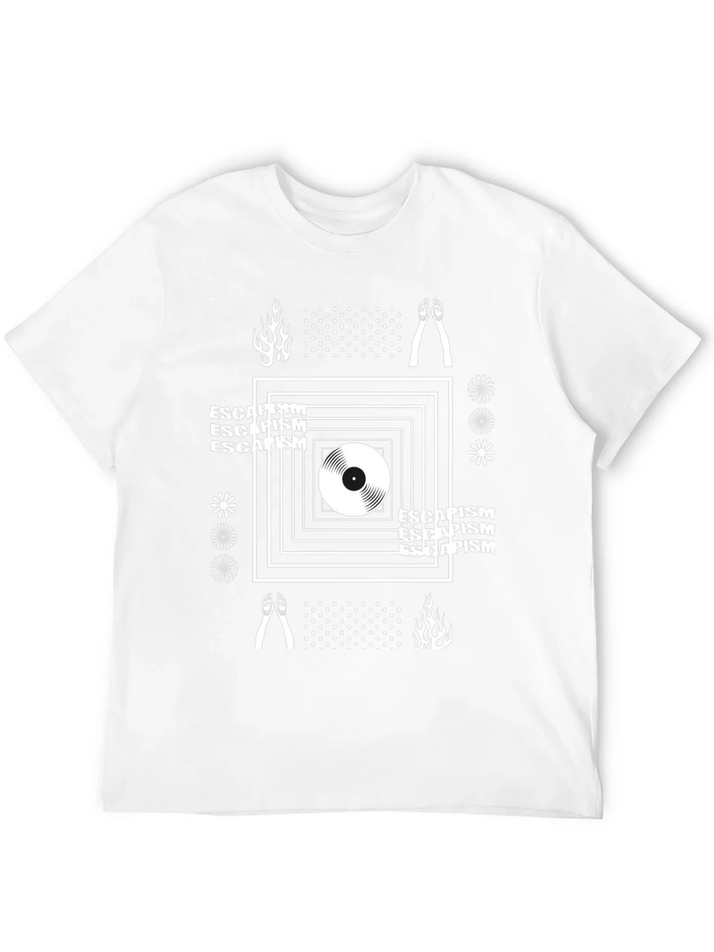 Escapism Graphic Tee - Modern Design Comfort Fit