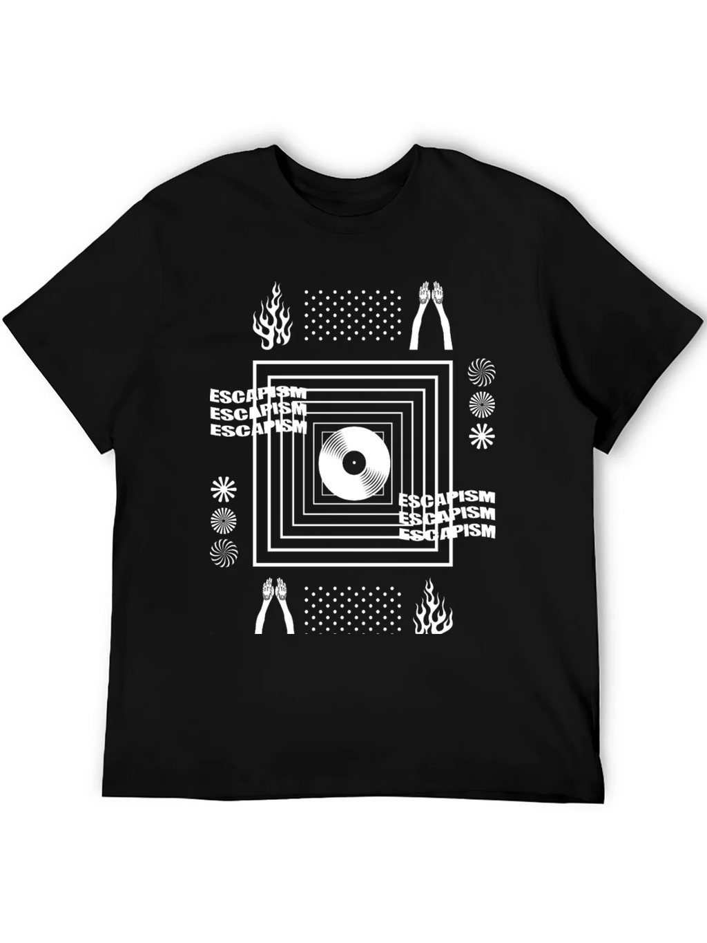 Escapism Graphic Tee - Modern Design Comfort Fit