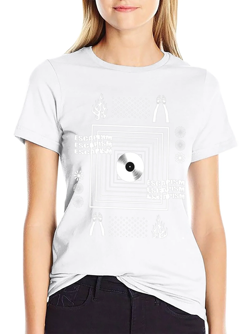 Escapism Graphic Tee - Modern Design Comfort Fit