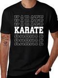 Karate Graphic T-Shirt - Black Martial Arts Tee