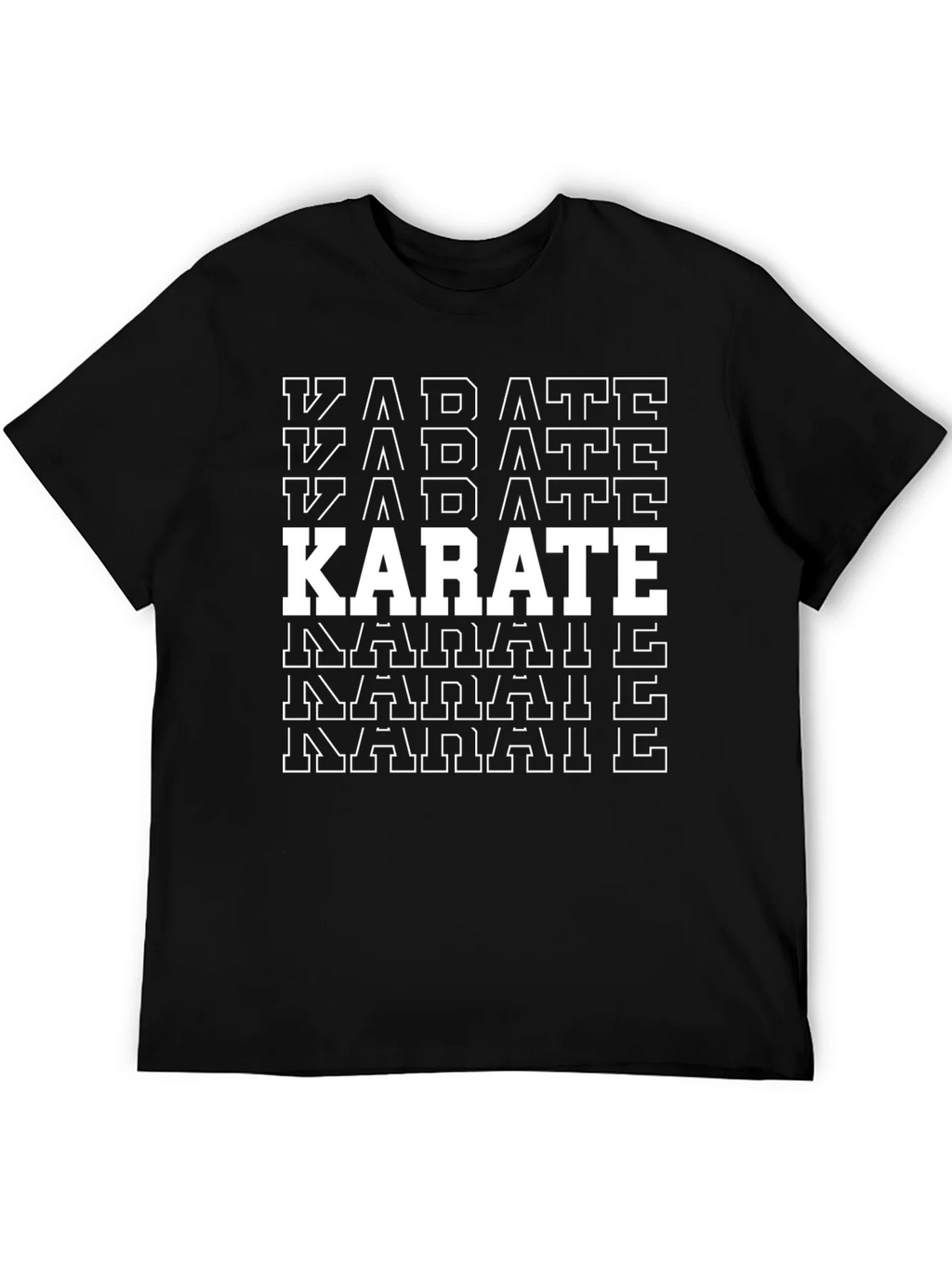 Karate Graphic T-Shirt - Black Martial Arts Tee