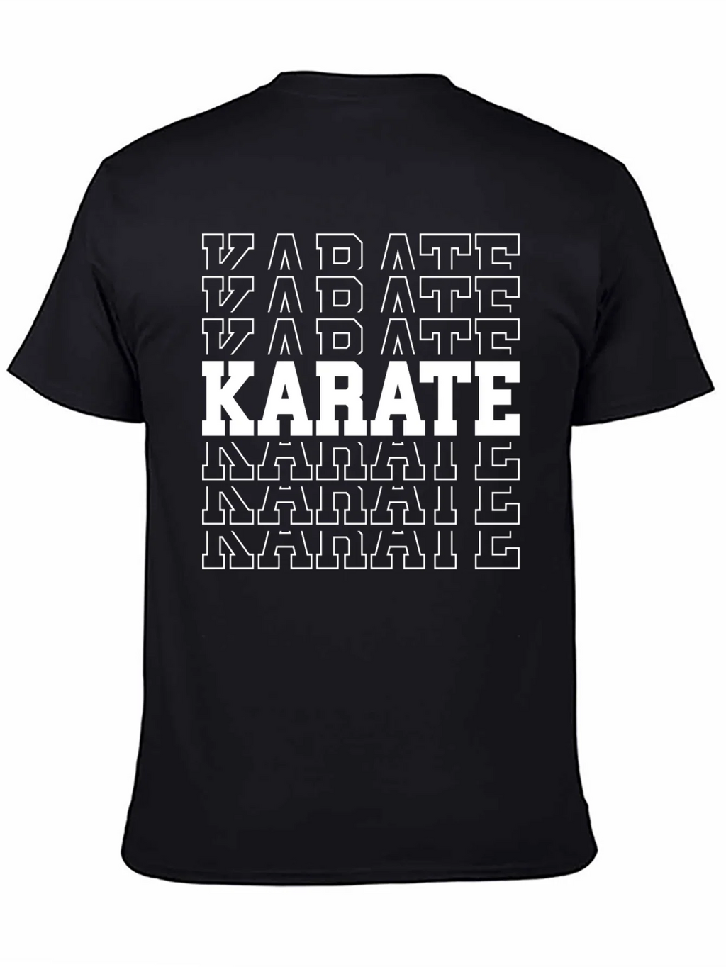 Karate Graphic T-Shirt - Black Martial Arts Tee
