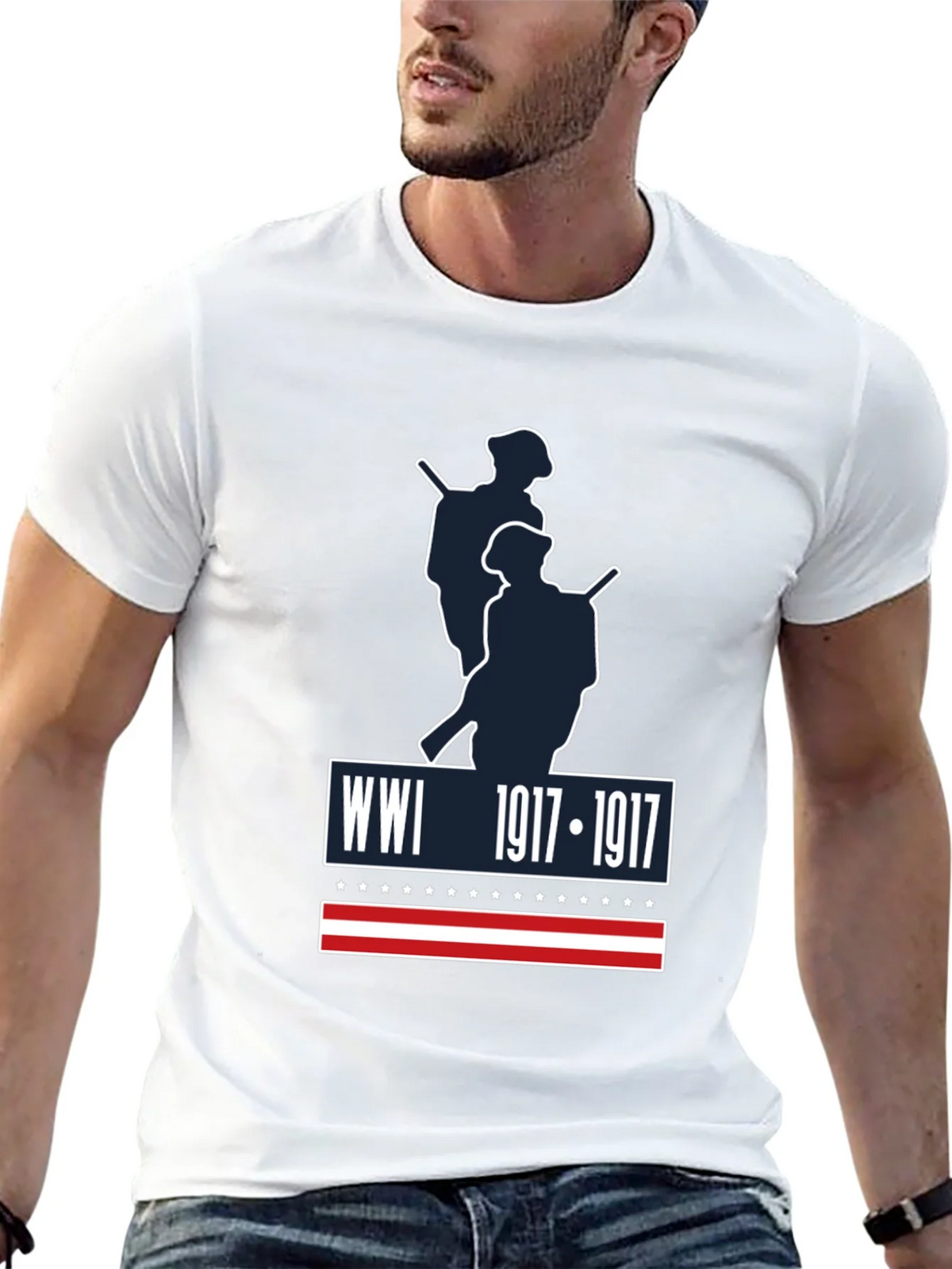 WWI 1917-1917 Graphic Print T-Shirt