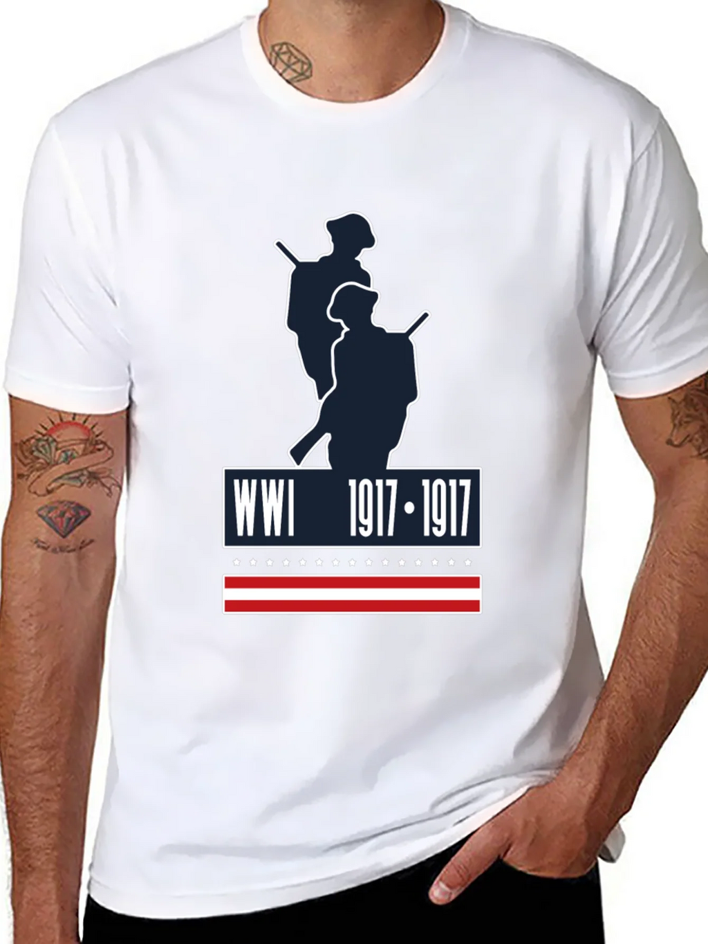 WWI 1917-1917 Graphic Print T-Shirt