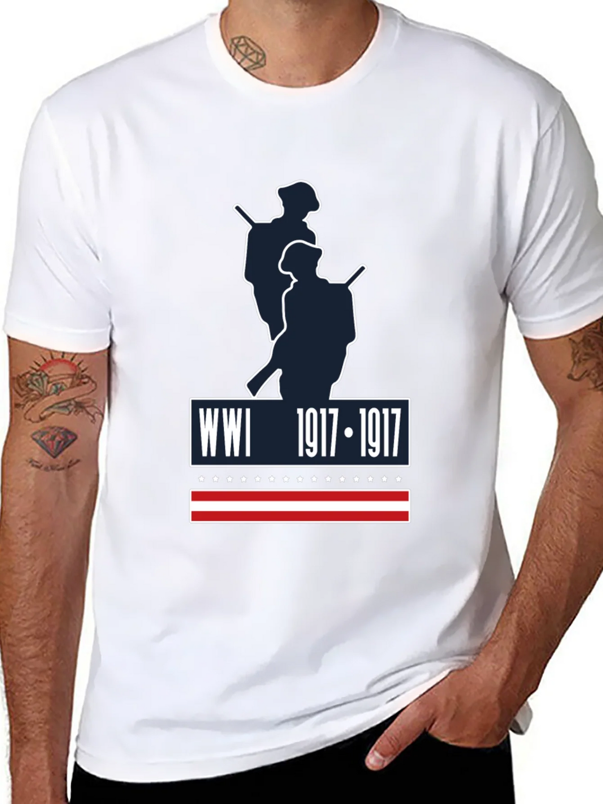 WWI 1917-1917 Graphic Print T-Shirt