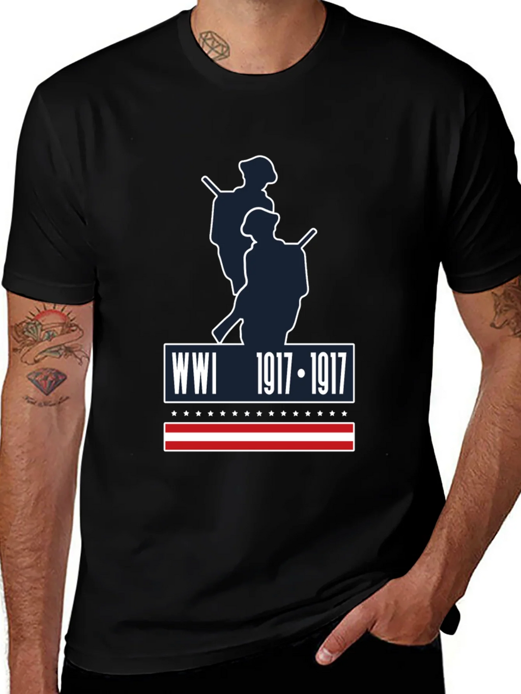 WWI 1917-1917 Graphic Print T-Shirt