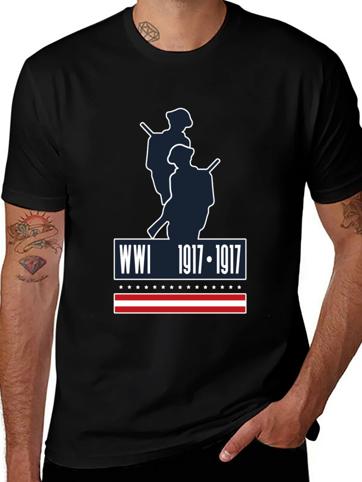 WWI 1917-1917 Graphic Print T-Shirt