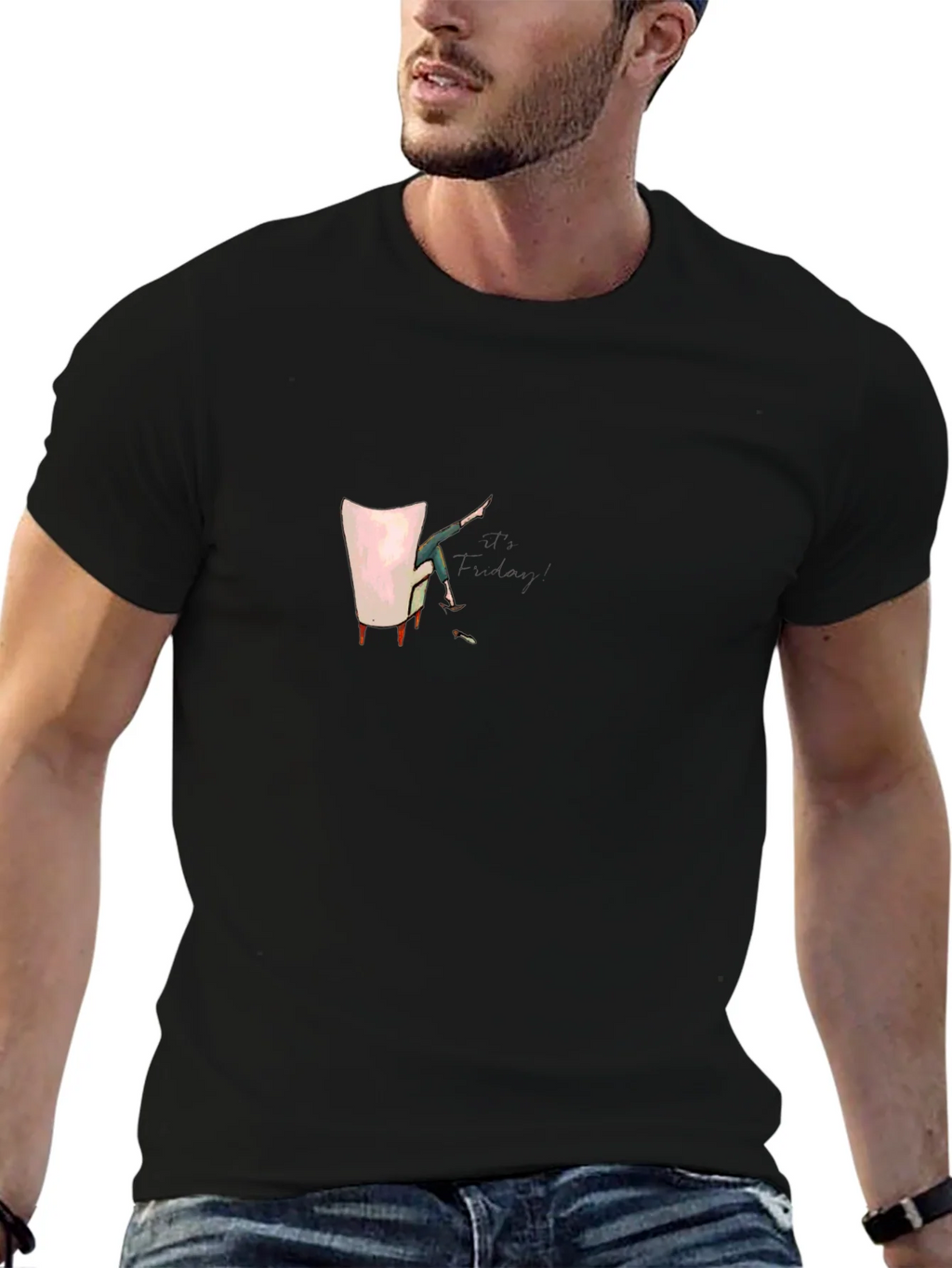 Relaxed Graphic Tee - Novelty Chair Design